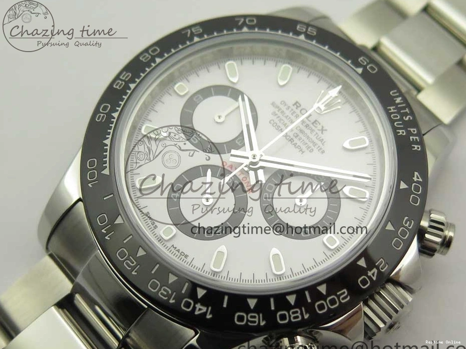 0119 Daytona 116500 JHF Best Edition Ceramic Bezel White Dial on SS Bracelet A Premium 3268